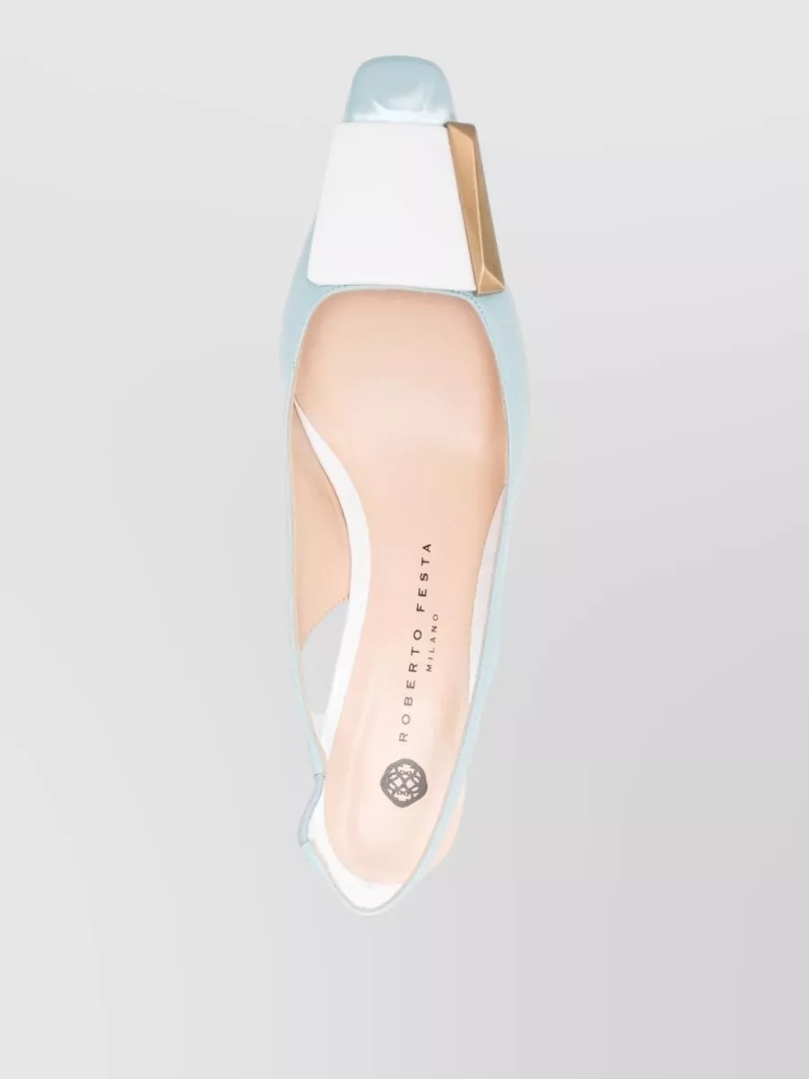 Roberto Festa Leather Slingback Pumps