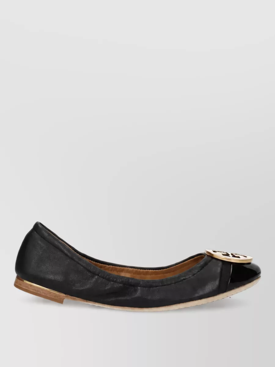 Tory Burch Leather Ballerina Flats