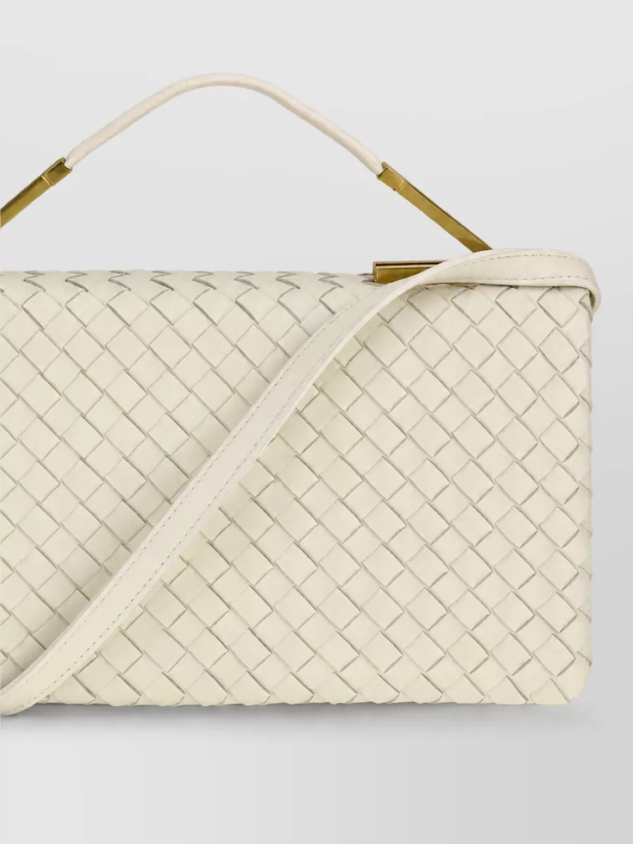 Bottega Veneta na intrecciato lamb leather clutch bag