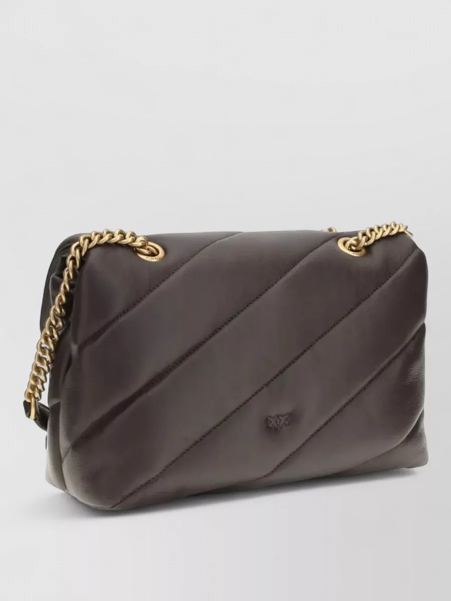 Pinko Love Bag Puff Maxi Leather Shoulder Bag