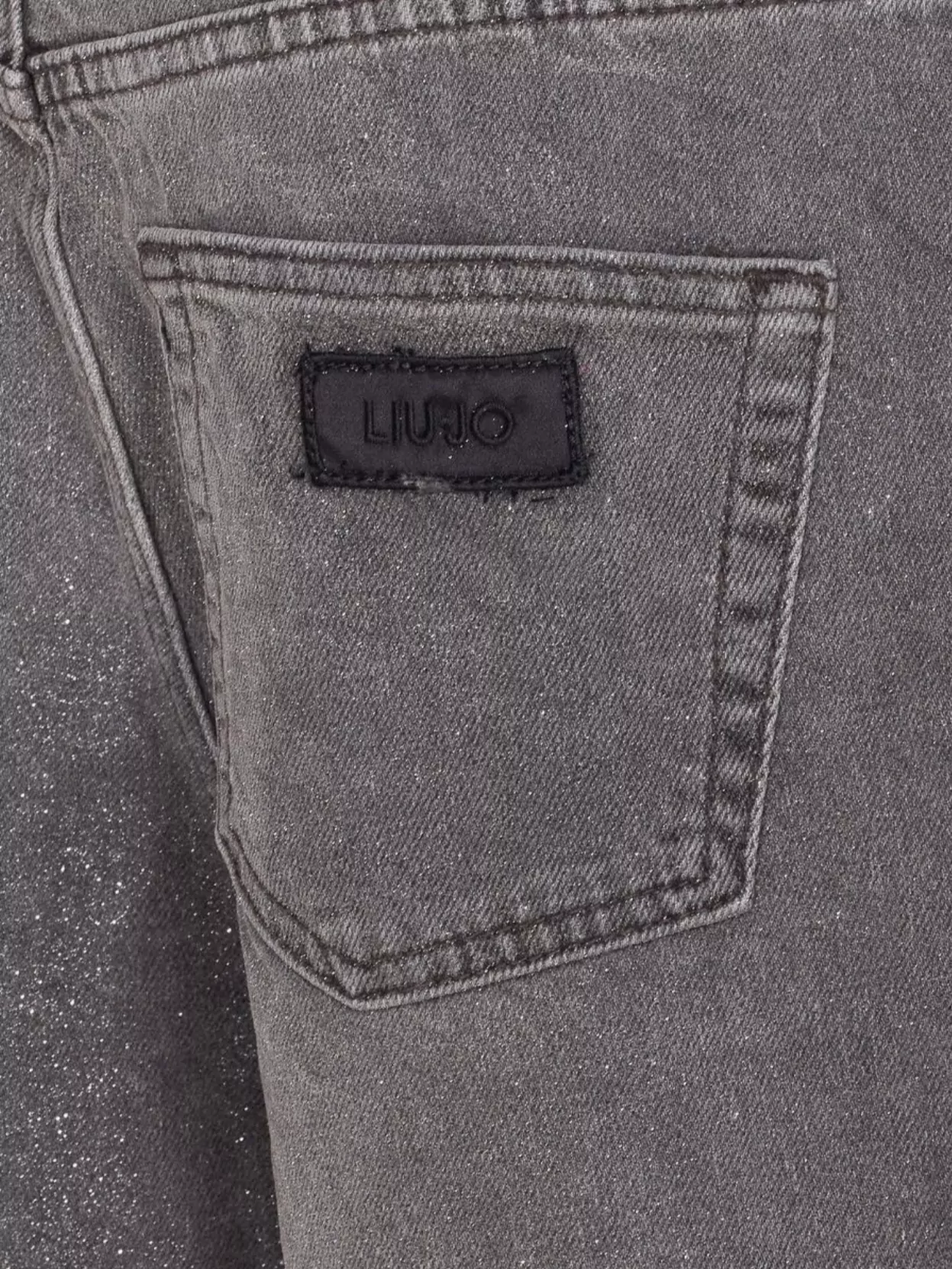 Liu Jo Straight Fit Glitter Jeans Trousers