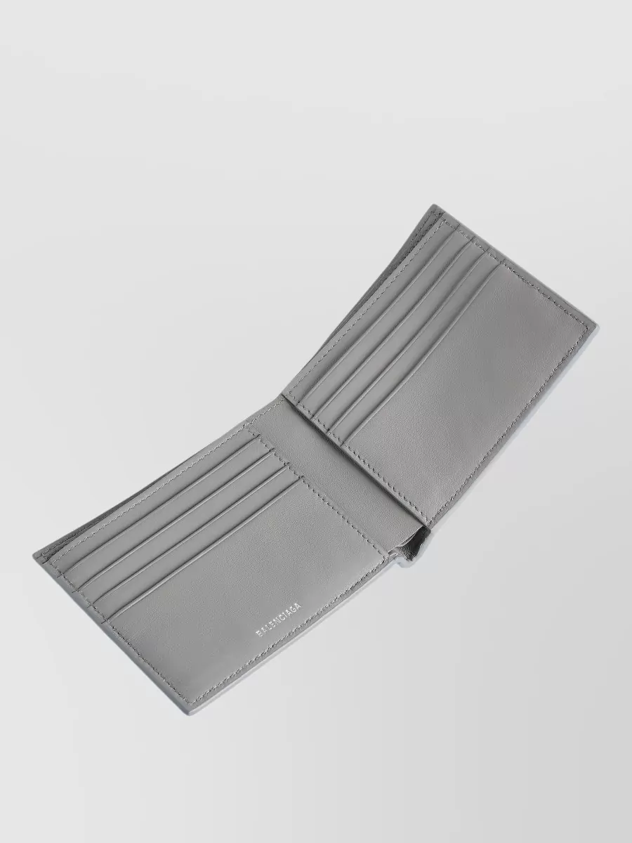 Balenciaga Superbusy Square Wallet Textured Finish