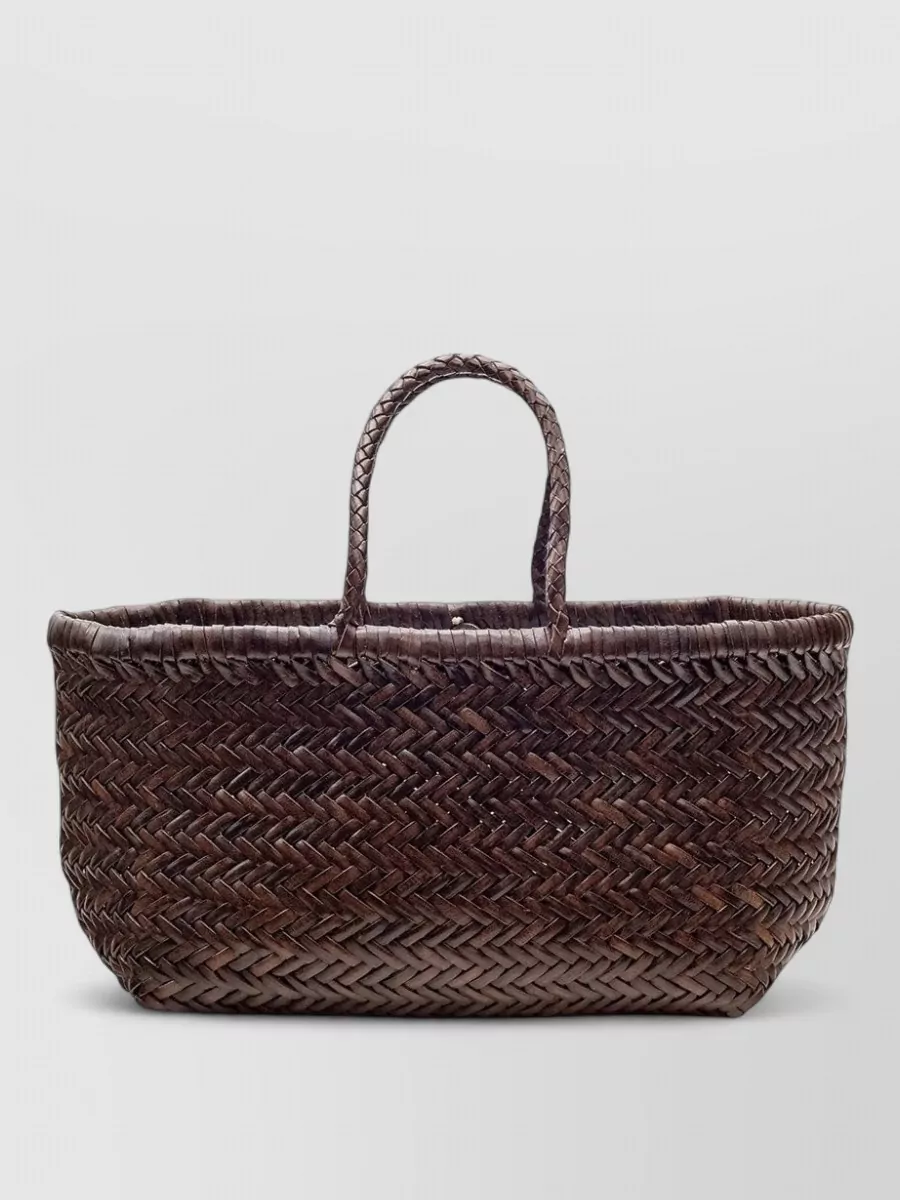 Dragon Diffusion Vintage Mesh Tote Leather Beach Bag