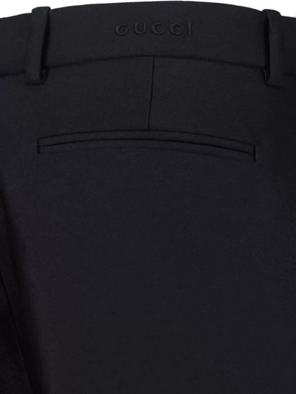Gucci Straight Leg Trousers With Belt Loops And Pocket