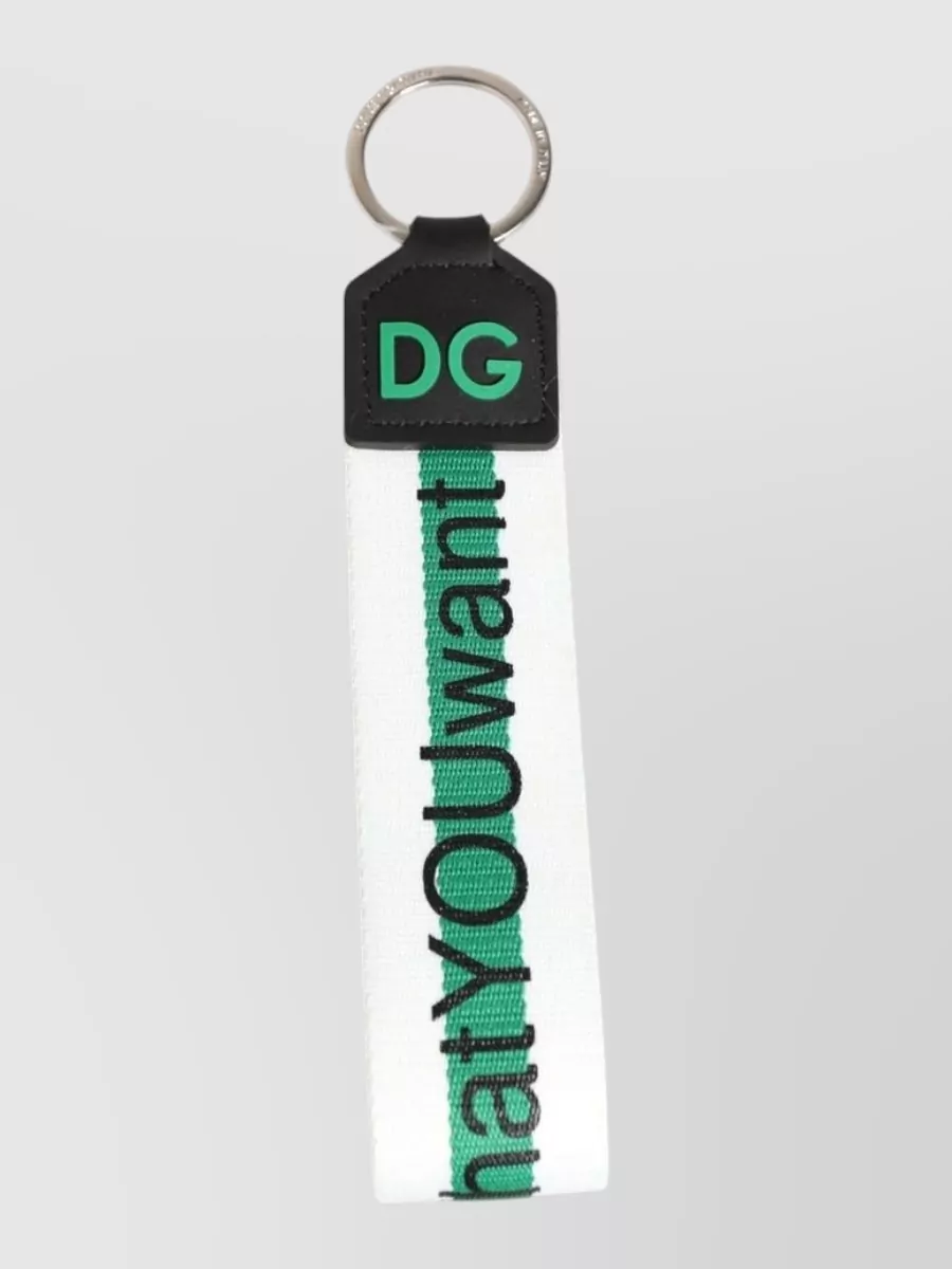 Dolce&Gabbana logo keychain