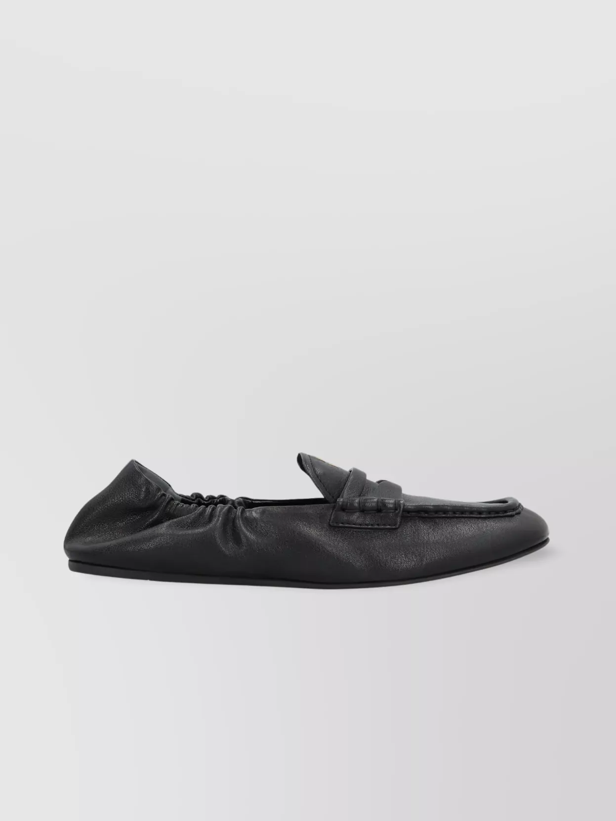 Miu Miu Lamb Leather Loafers Ruches