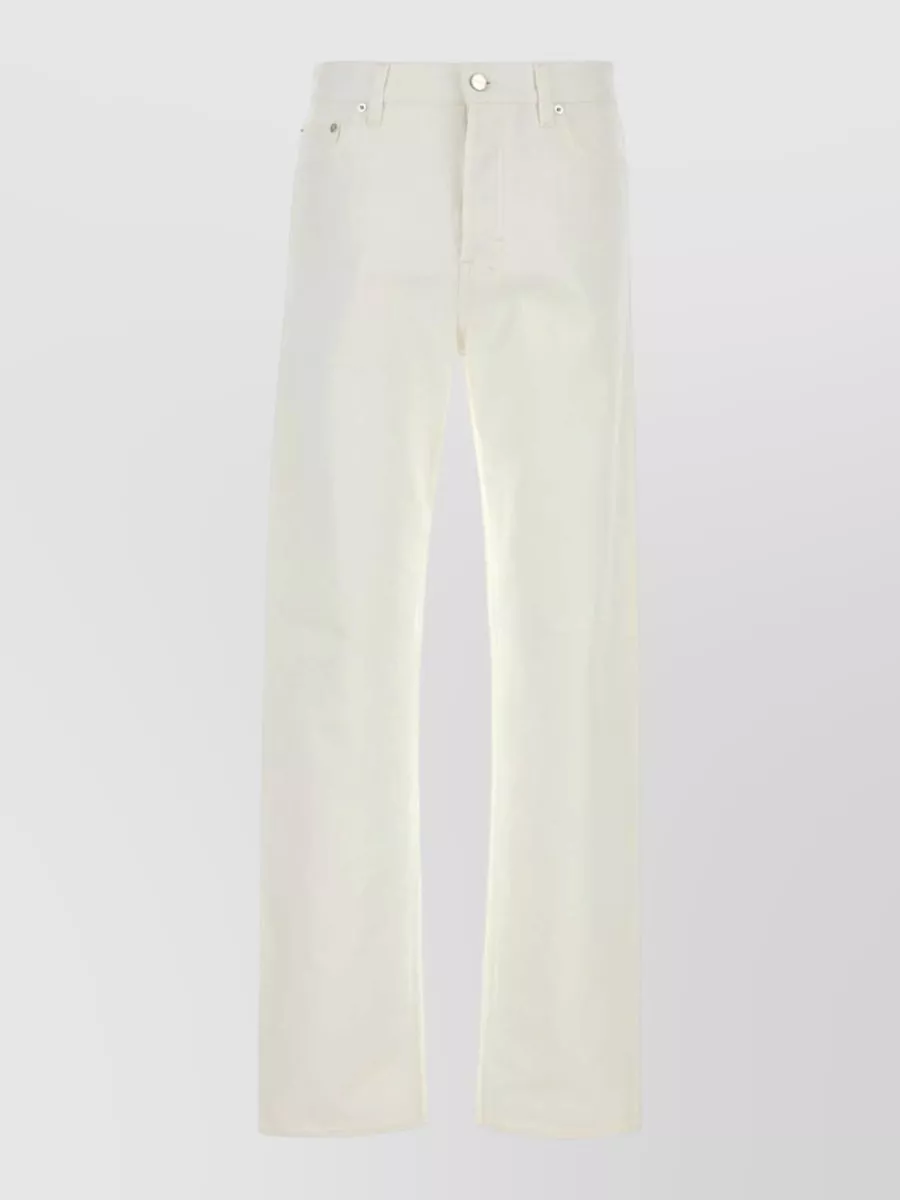 Gucci denim loose-fit mid-rise wide-leg jeans