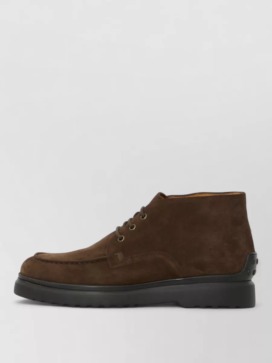 Tod's Leather Lace-Up Derby Shoes