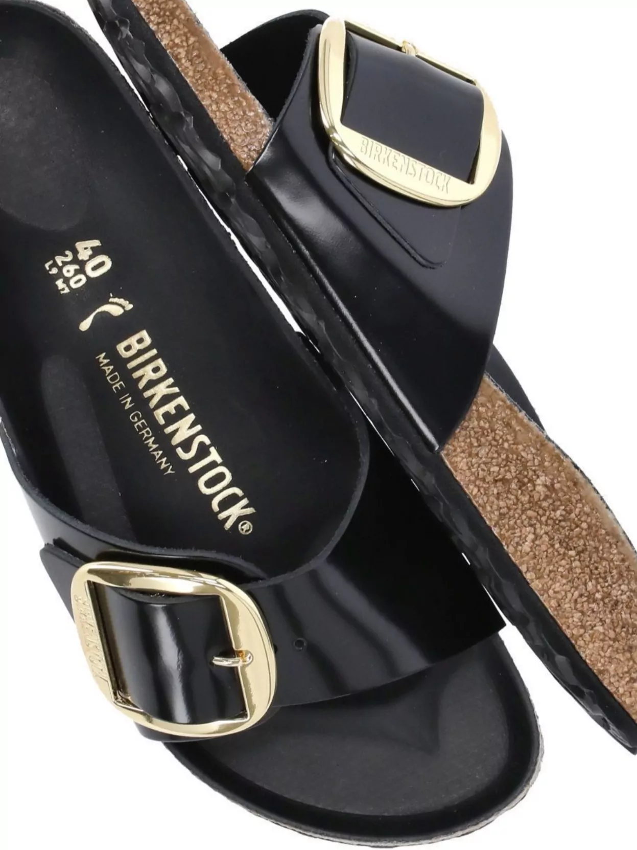 Birkenstock Leather Women Sandals Cork Sole