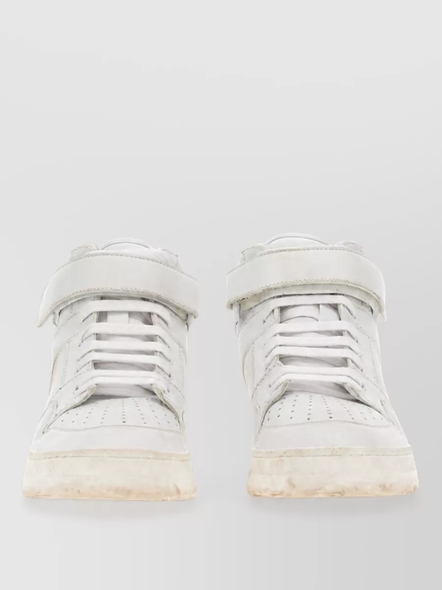 Saint Laurent leather high-top sneakers