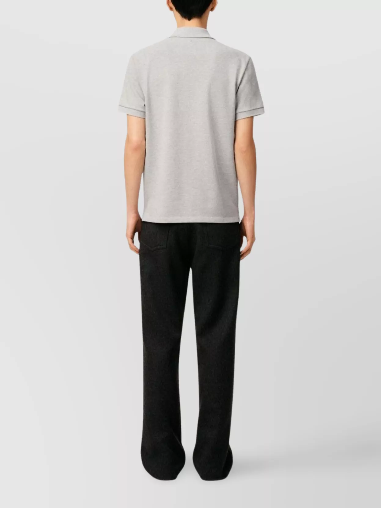 Ami Paris Heart Friend Cotton Polo Shirt