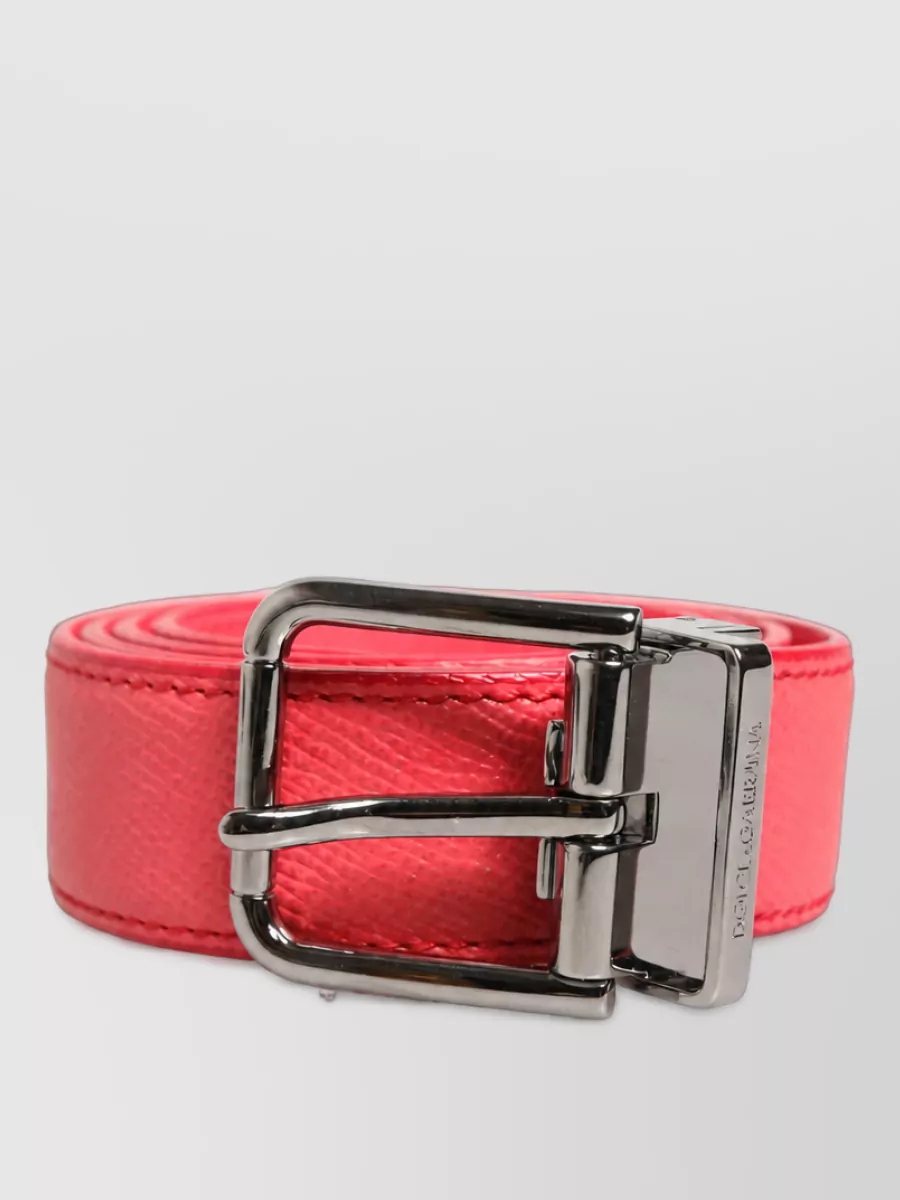 Dolce&Gabbana Lambskin Leather Belt