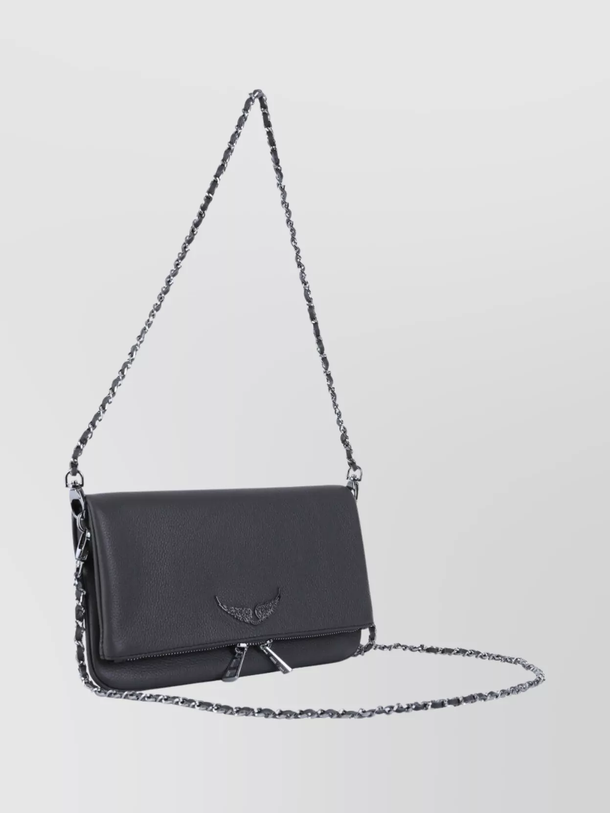 Zadig & Voltaire Chain Strap Shoulder Bag With Zip Pocket