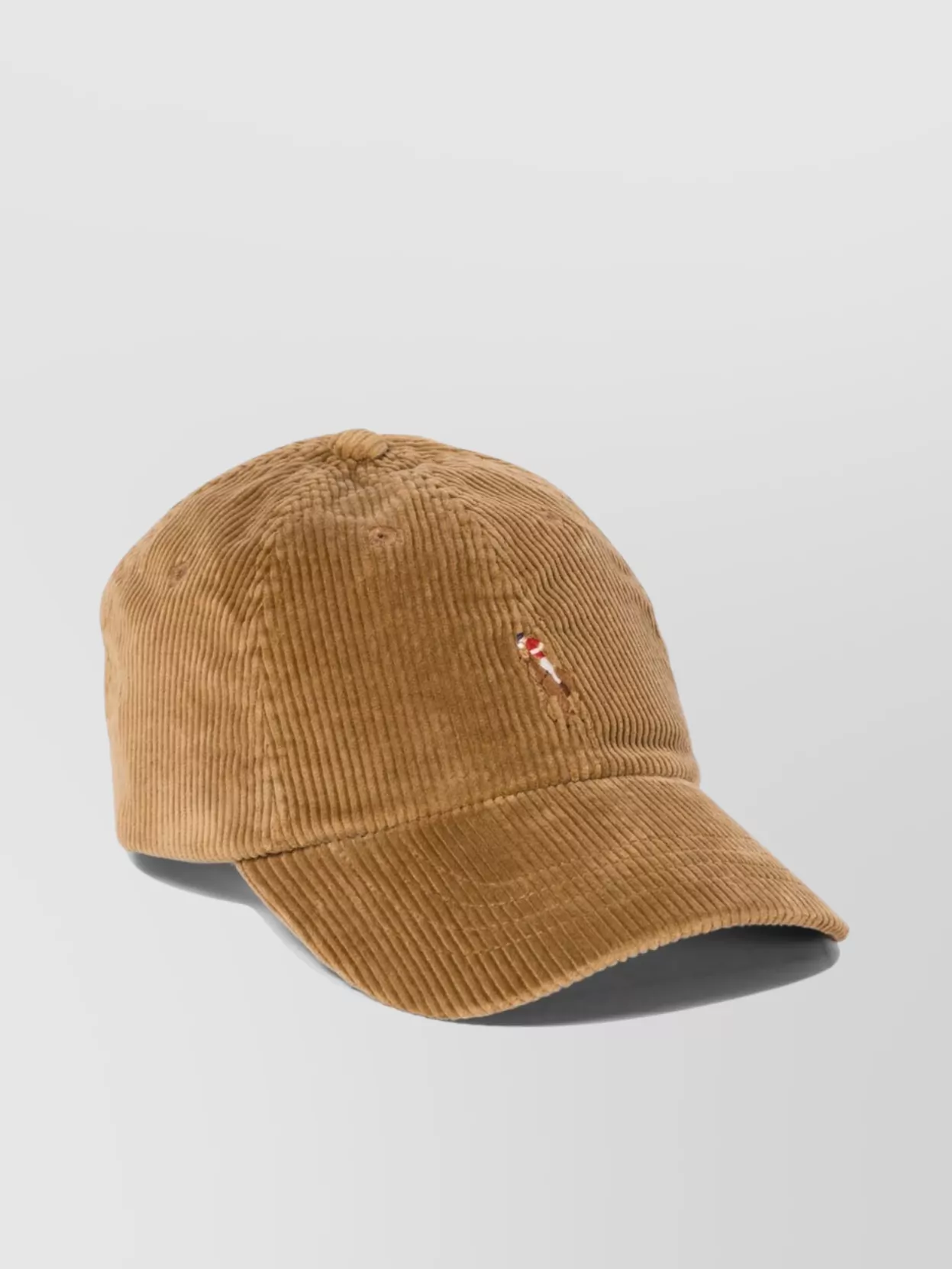 Polo Ralph Lauren Ribbed Corduroy Baseball Cap With Curved Brim