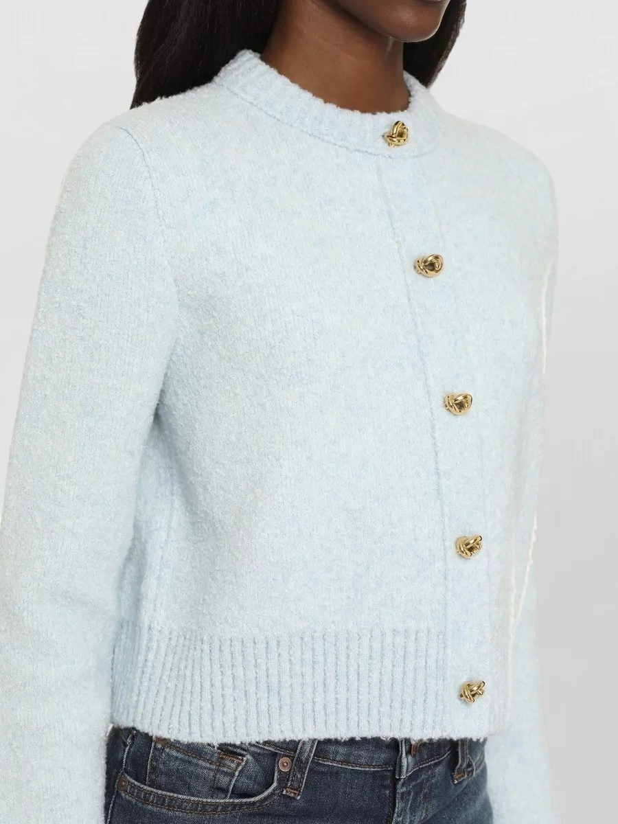 Bottega Veneta Bouclé Wool Cardigan