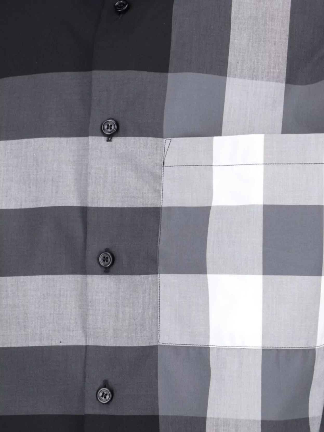 Burberry Collared Shirt With Pocket And Long Sleeves