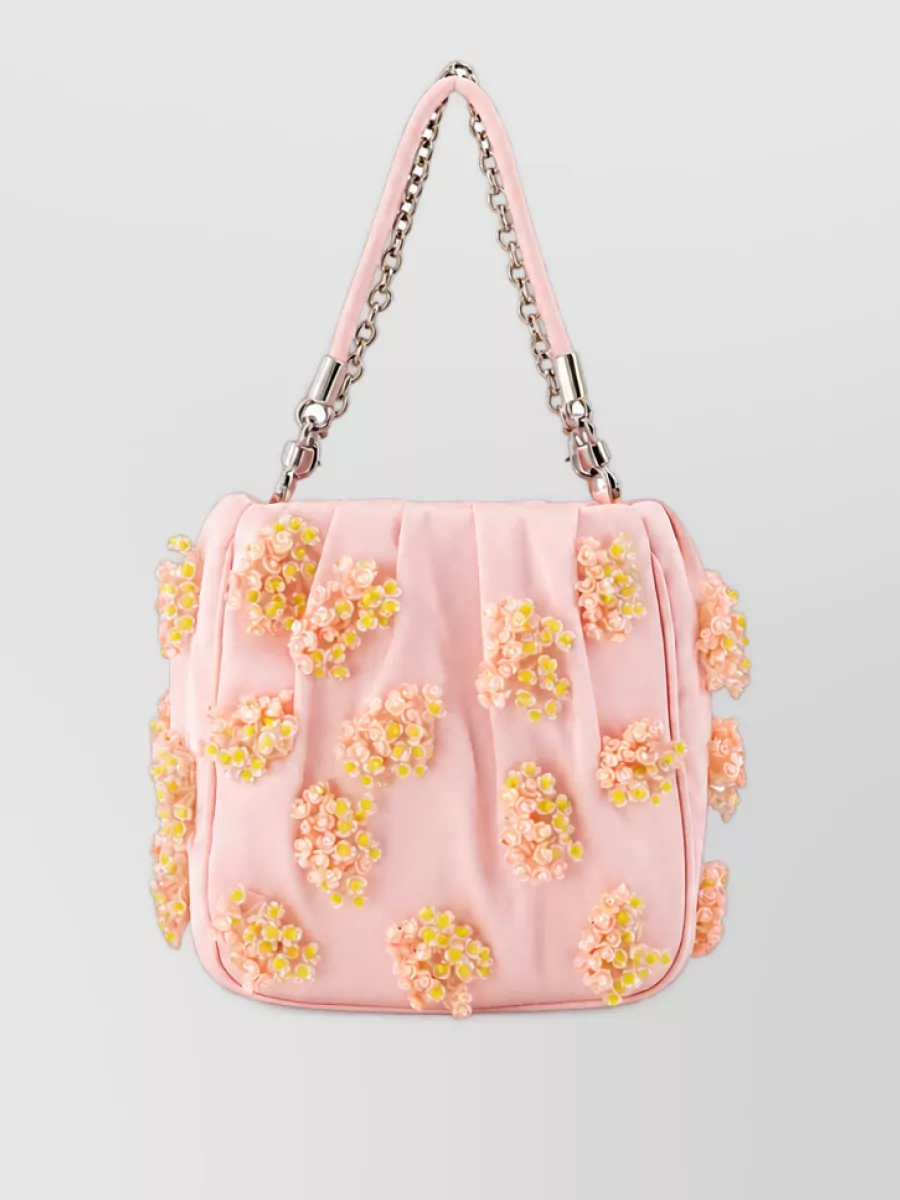 Self-Portrait diamante clutch bag
