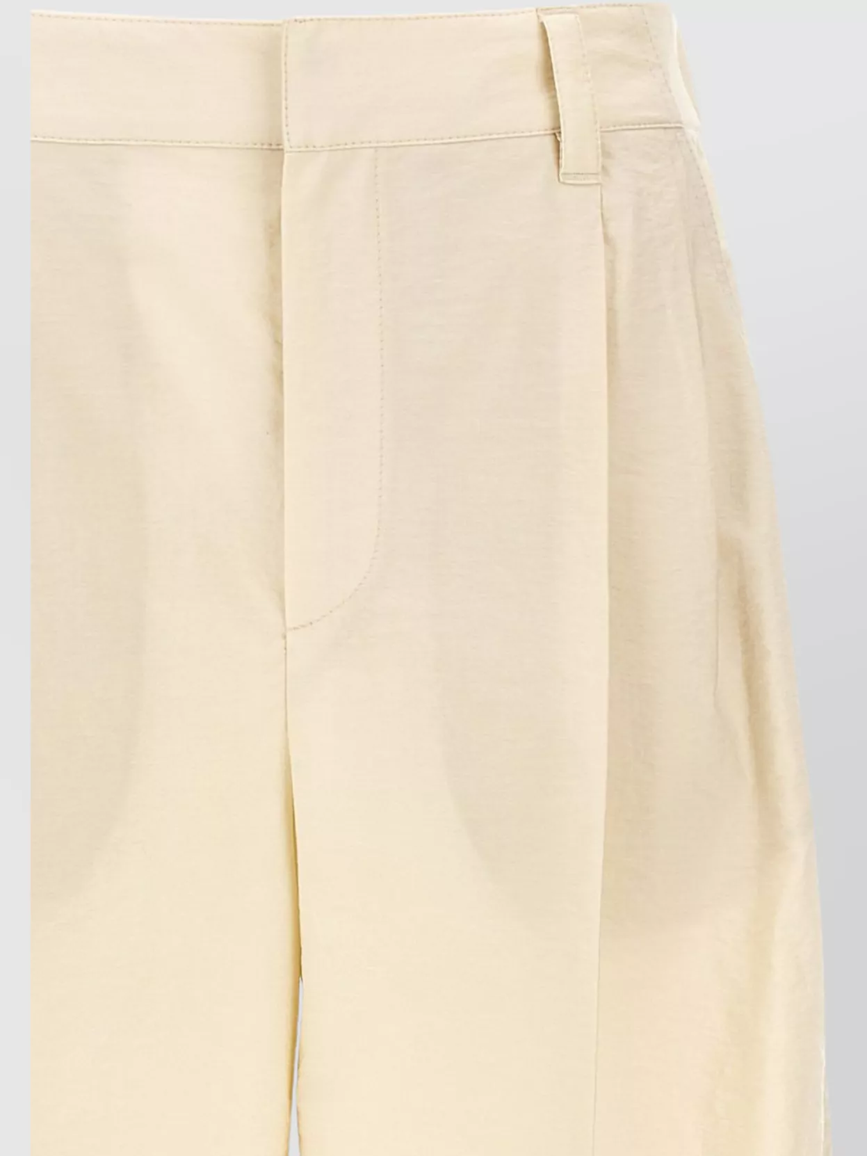 Brunello Cucinelli Trousers Cotton Elastic Waistband