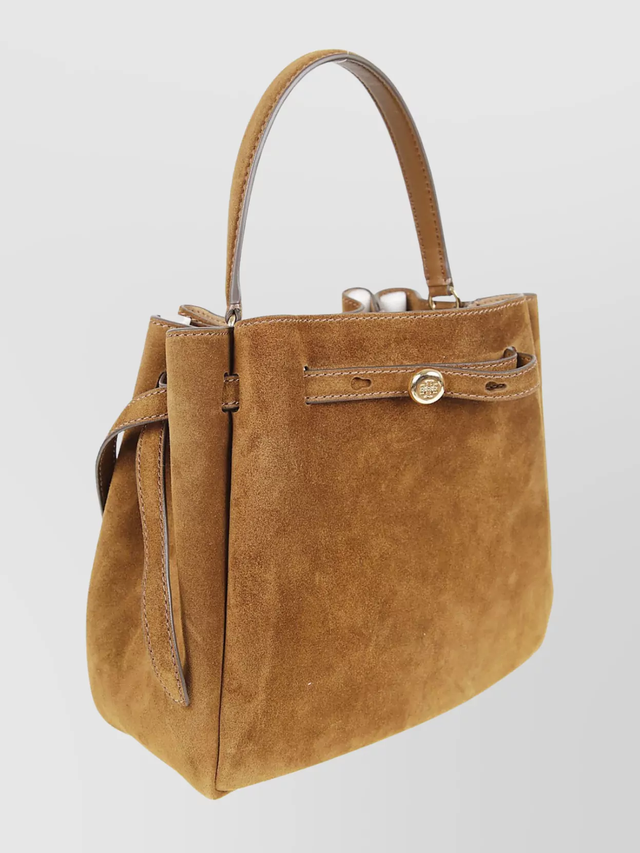 Tory Burch Suede Bucket Tote Top Handle