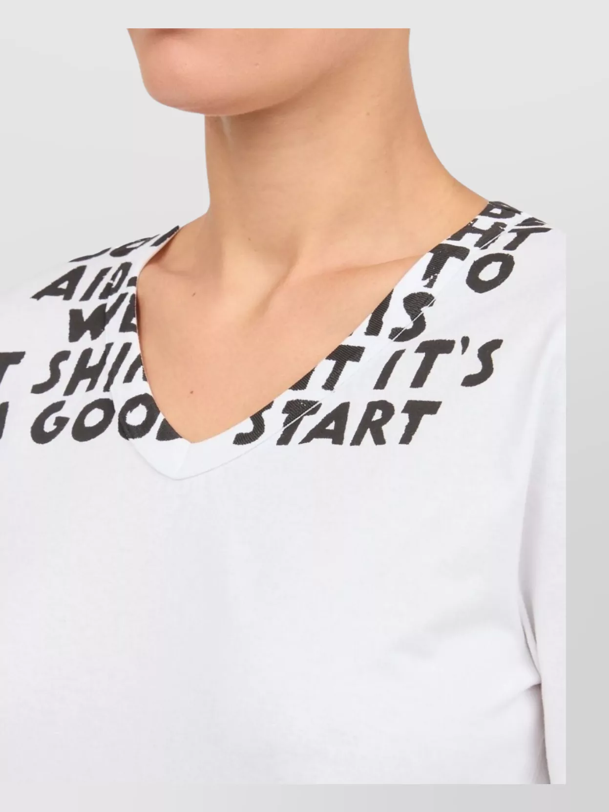 Mm6 Maison Margiela Graphic Print Cotton T-Shirt