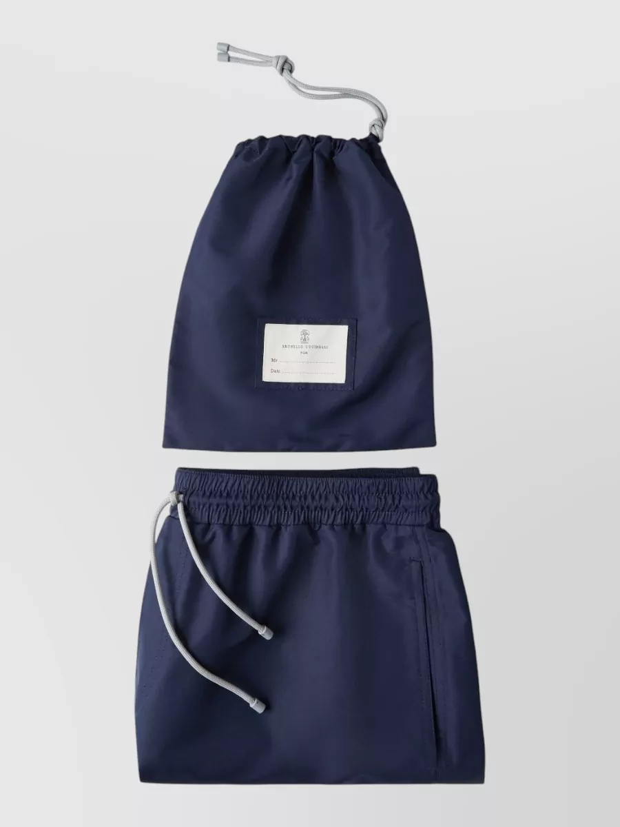 Brunello Cucinelli Casual Beach Shorts With Pockets And Waistband