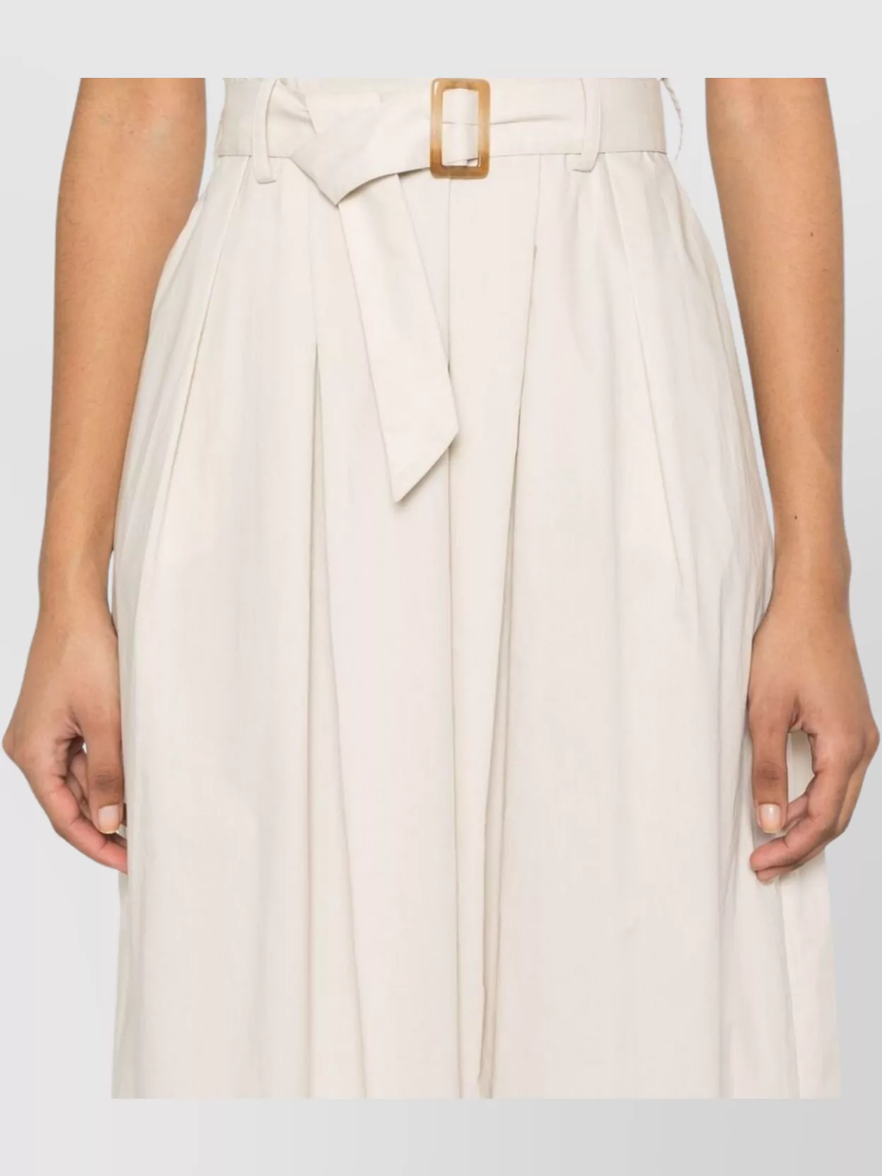 Woolrich Long Cotton Dress Detachable Belt