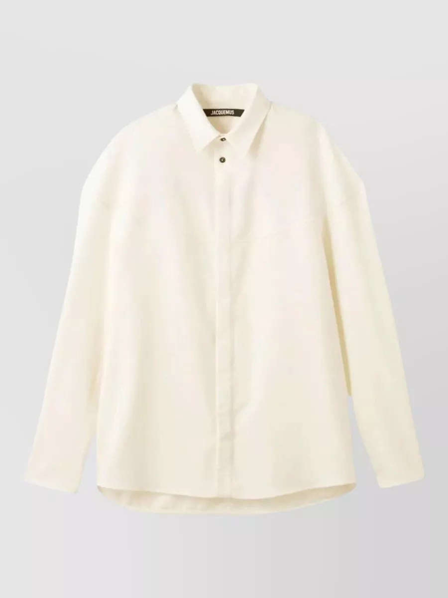 Jacquemus Cotton Logo-Embroidered Shirt