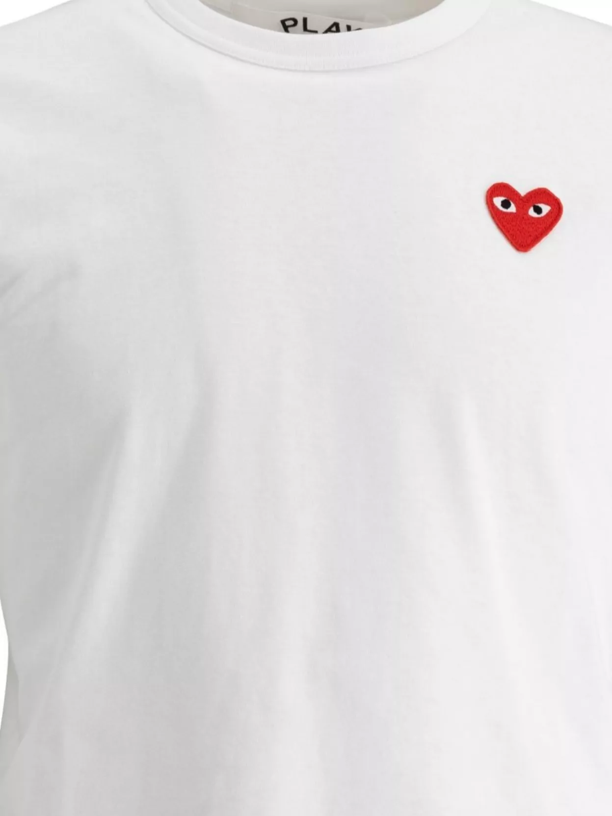 Comme Des Garçons Play Crew Neck Short Sleeves Soft Fabric