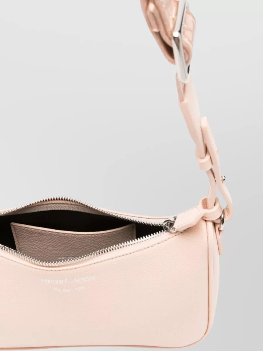 Emporio Armani Logo Embroidered Shoulder Bag