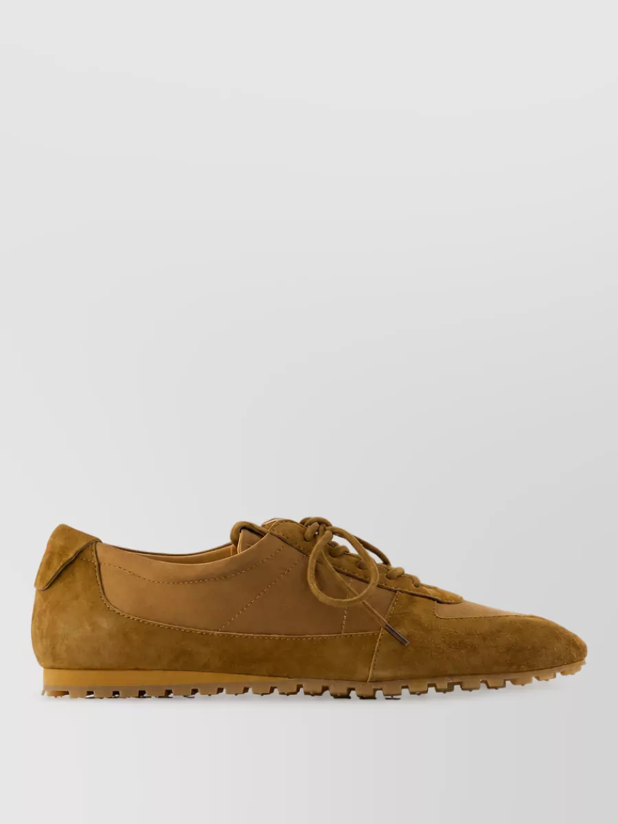 Aeyde Leather lace-up sneakers