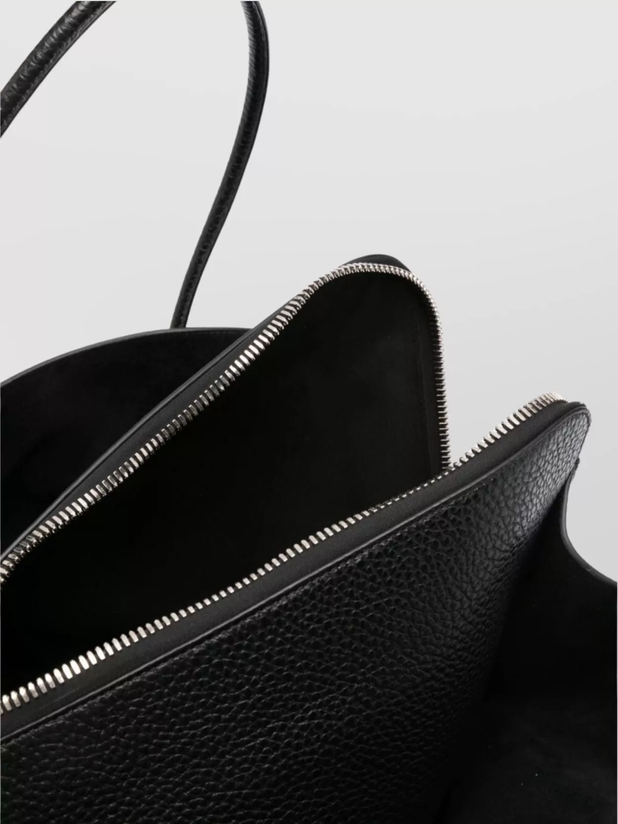 The Attico Large Pebbled Shoulder Bag With Asymmetric Design