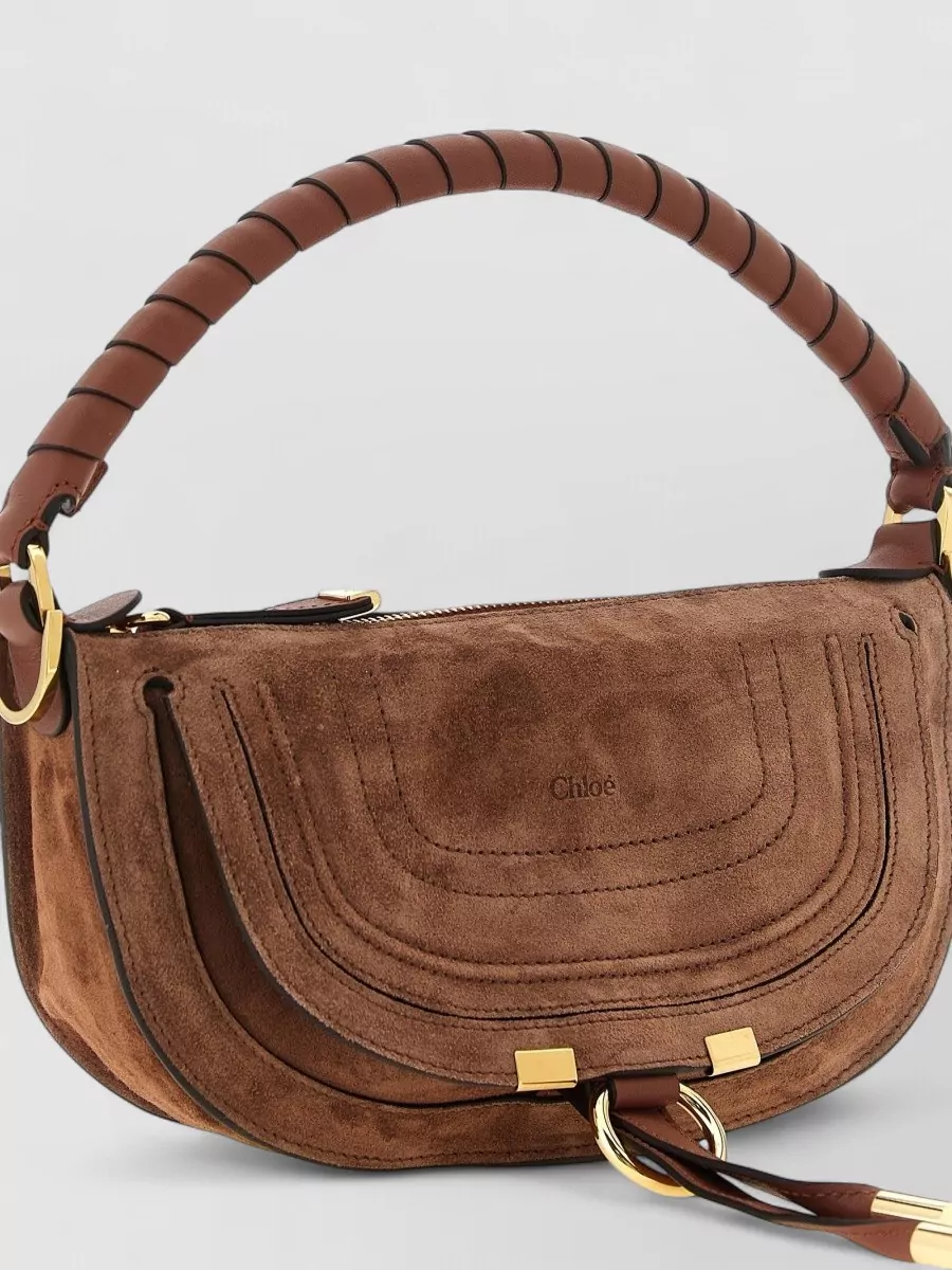 Chloé Marcie Mini Leather Clutch Bag