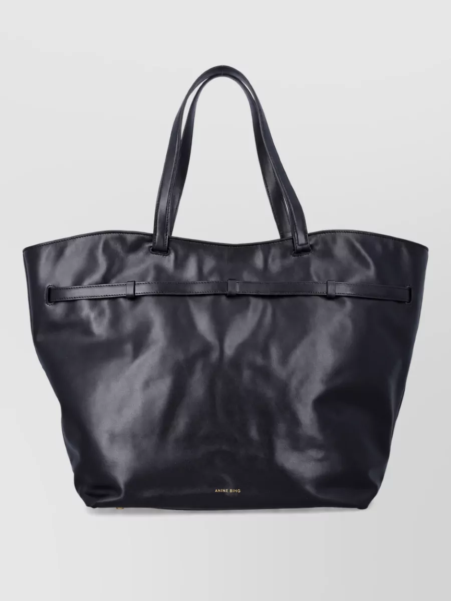 Anine Bing leather elly small tote bag