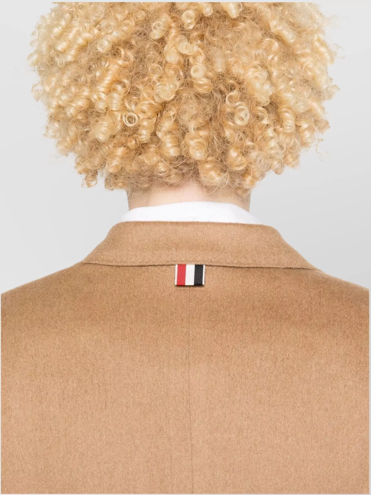 Thom Browne Single-Breasted Blazer In Camel Hair