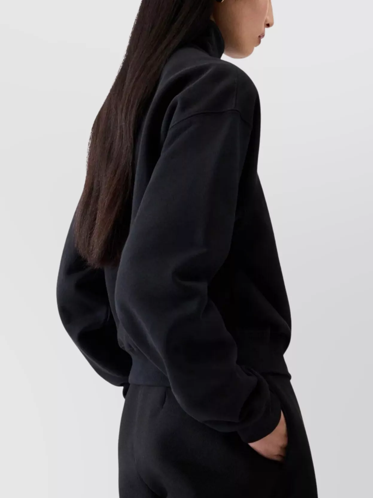 Jacquemus Ribbed Trucker Zip-Up Sweatshirt