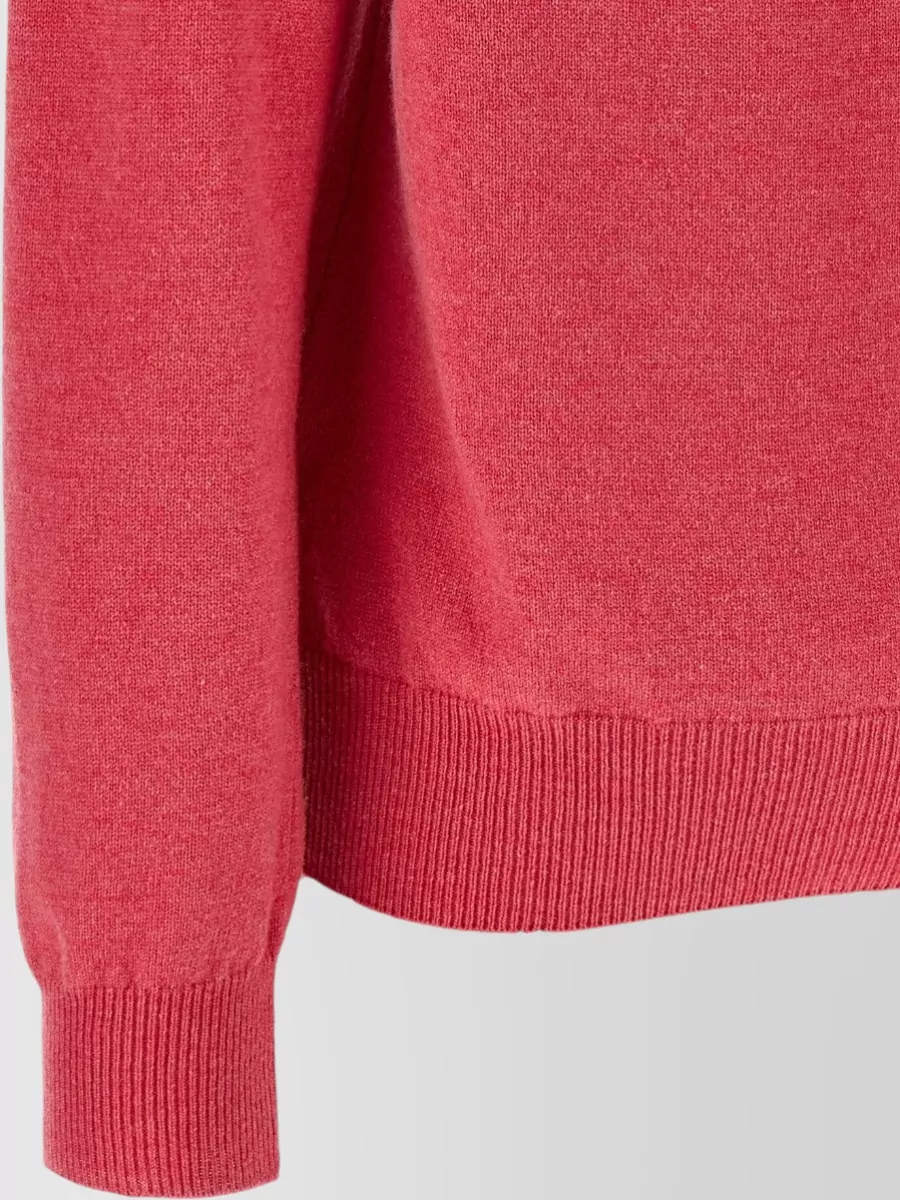 Comme Des Garçons Play Wool V-Neck Long-Sleeve Cardigan