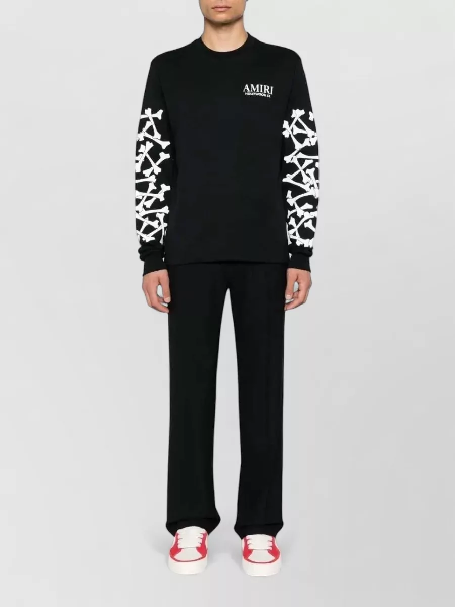 Amiri Cotton Bones Stacked Long-Sleeve T-Shirt