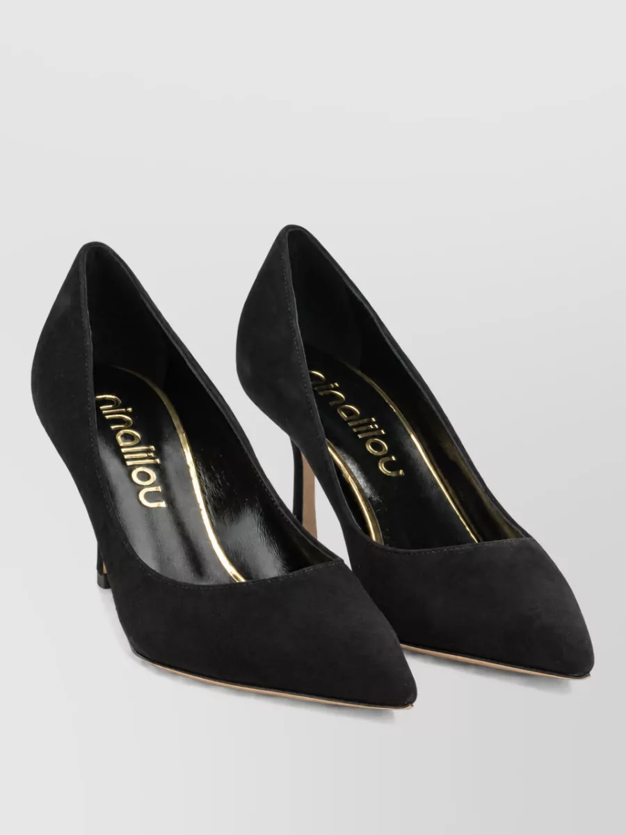 Ninalilou suede leather pumps