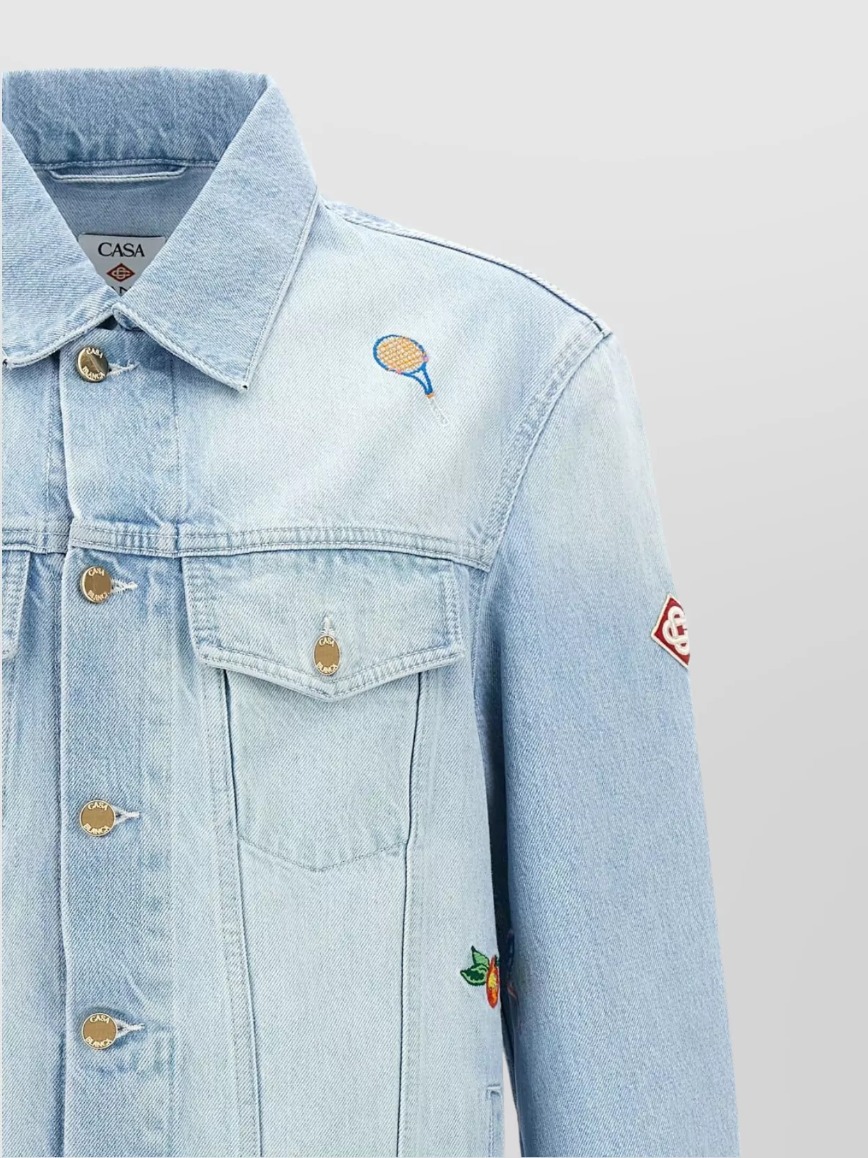 Casablanca 'Embroidered Motif' Jacket With Adjustable Cuffs