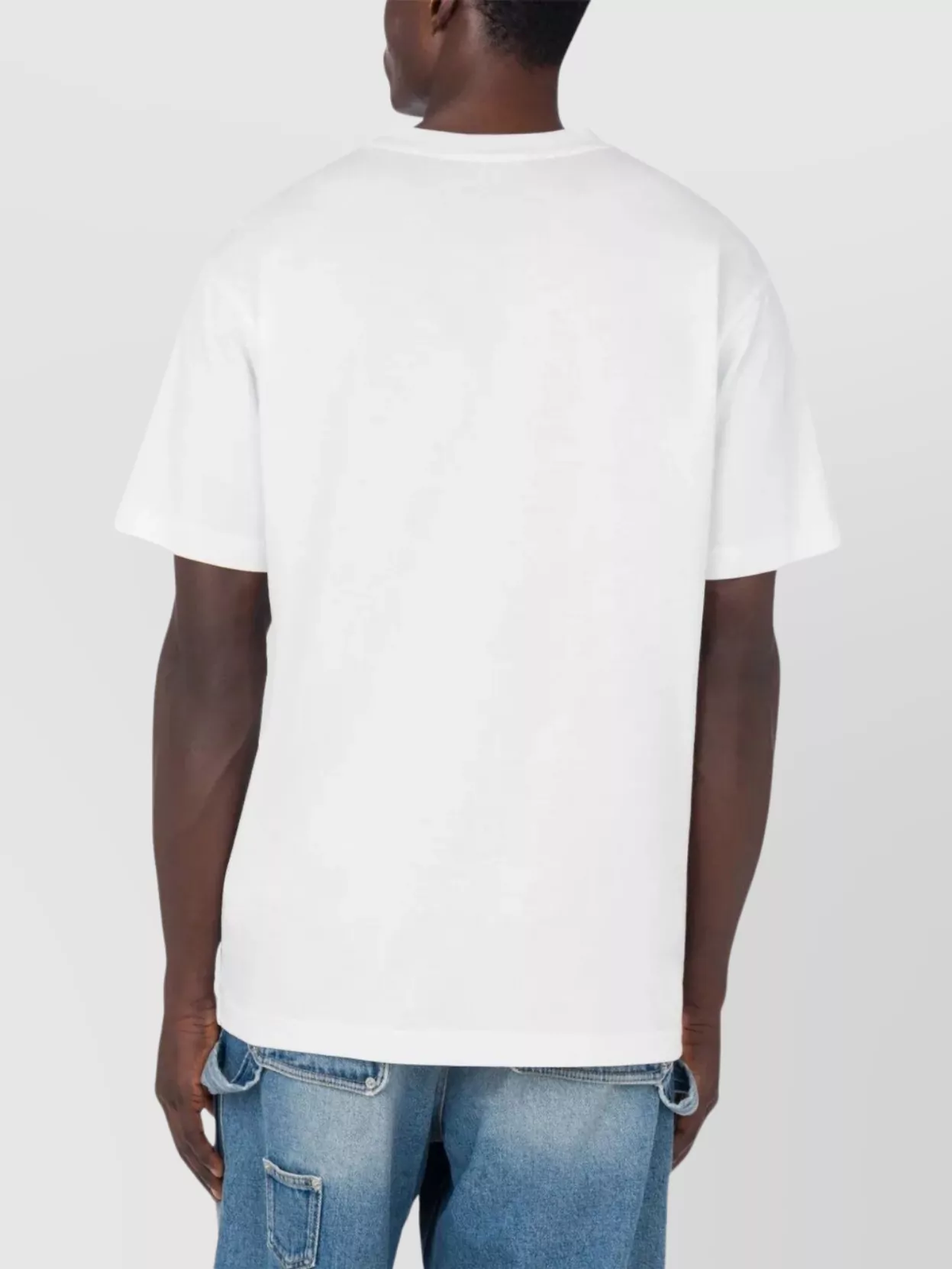 Shop Moschino Crew Neck Graphic Print T-shirt