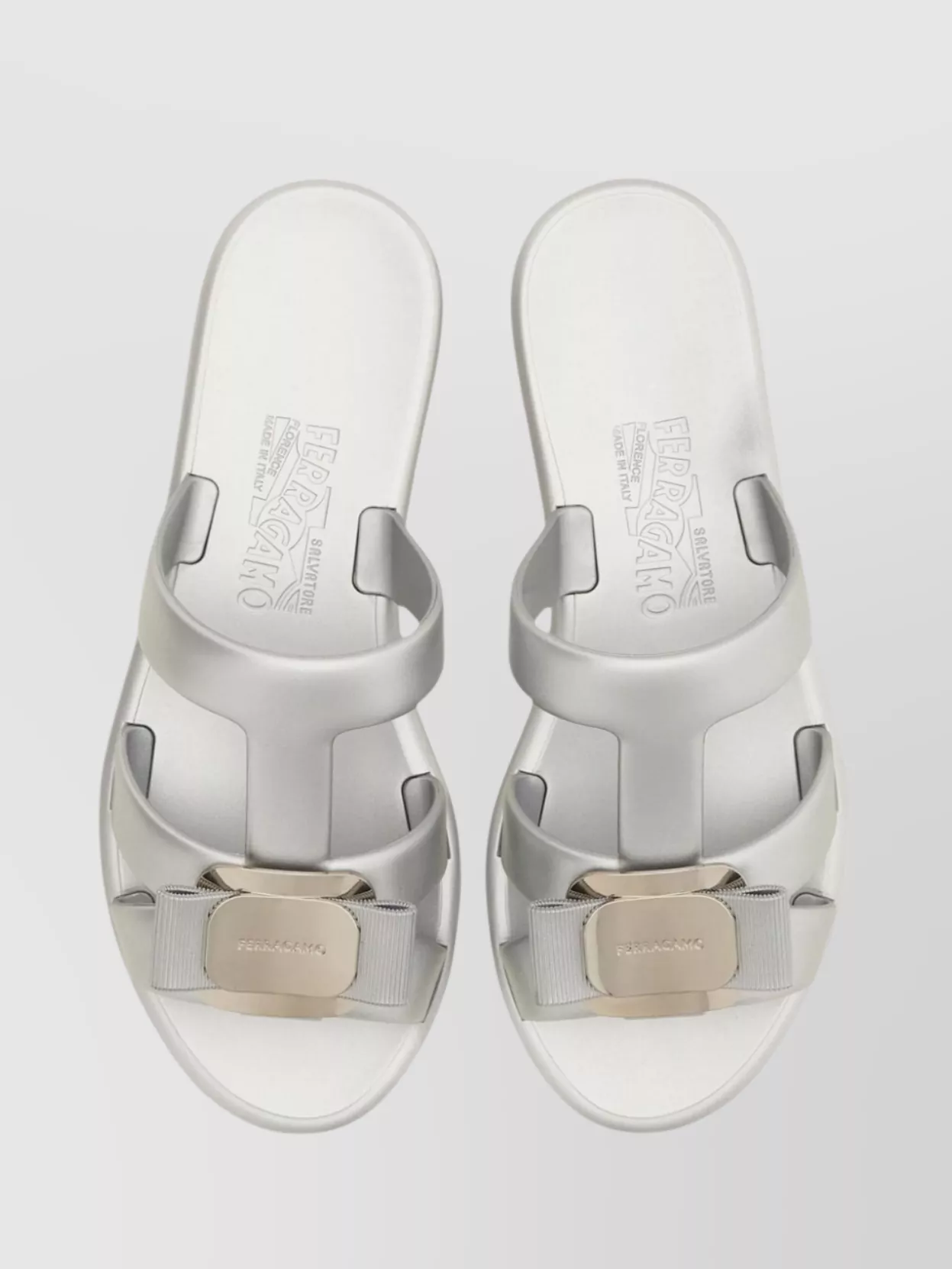 Ferragamo Bow Detailing Flat Sole Sandals