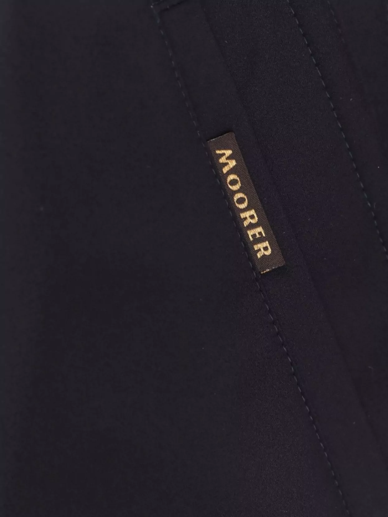 Moorer Double-Breasted Jacket Lined Hidden Hood