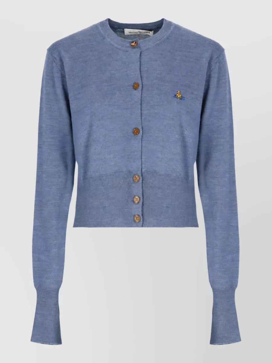 Vivienne Westwood Ribbed Wool Button-Up Cardigan