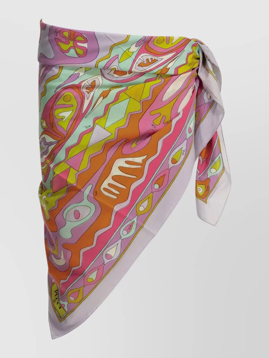 Pucci cotton printed pareo
