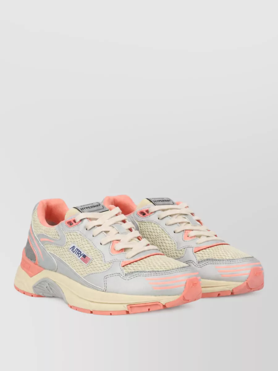 Autry Leather Panelled Low-Top Sneakers