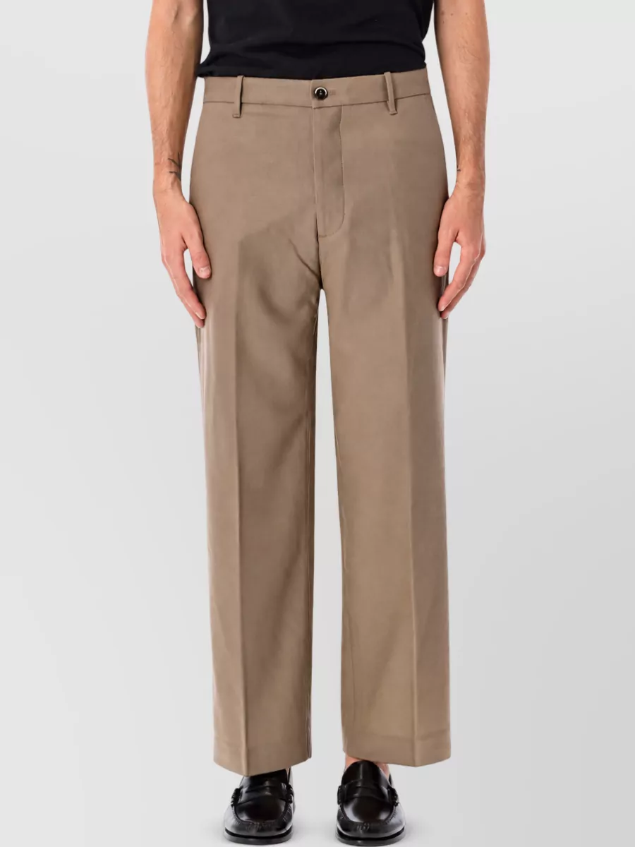 Nine In The Morning wool straight-leg trousers