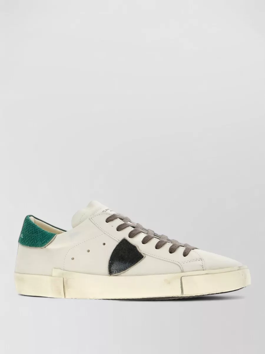Philippe Model leather low-top sneakers