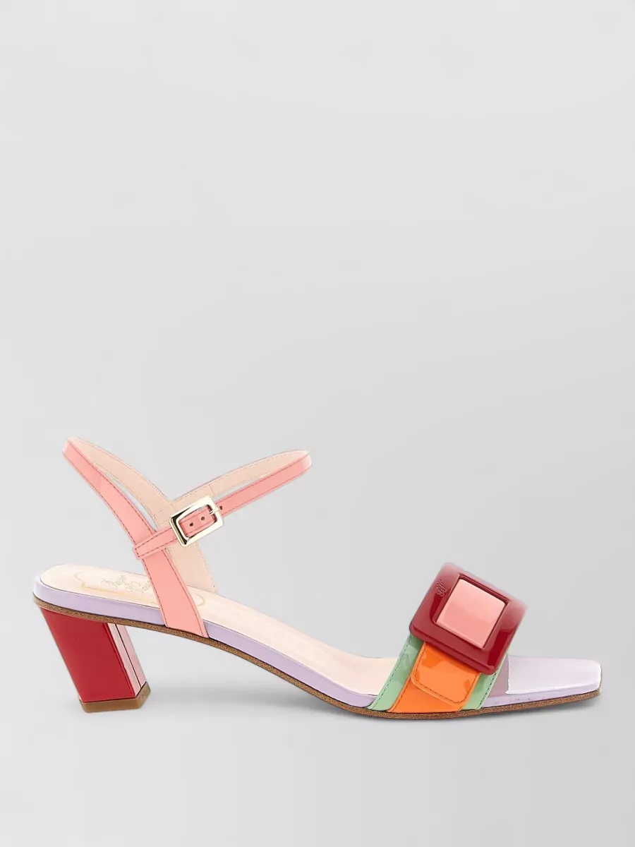 Roger Vivier Leather Belle Vivier Sandals