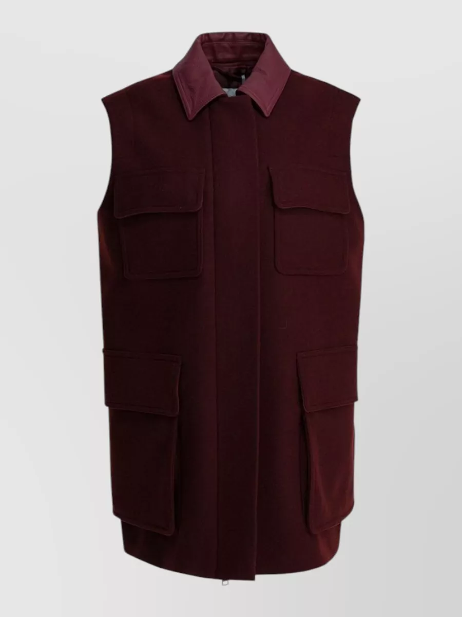 Max Mara cashmere sleeveless coat
