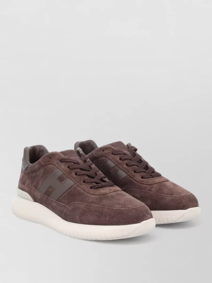 Hogan Suede leather low top sneakers